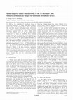 Research paper thumbnail of Spatio-temporal source characteristics of the 26 December 2004 Sumatra earthquake as imaged by teleseismic broadband arrays