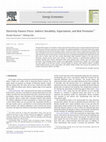 Research paper thumbnail of Electricity Futures Prices: Indirect Storability, Expectations, and Risk Premiums