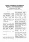 Research paper thumbnail of Adecuaciones de material digital para mejorar los aprendizajes de los sistemas de representación empleados en Ingeniería