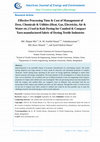 Research paper thumbnail of Effective Processing Time & Cost of Management of Dyes, Chemicals & Utilities (Heat, Gas, Electricity, Air & Water etc.) Used in Knit Dyeing for Combed & Compact Yarn manufactured fabric of Dyeing Textile Industries