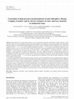 Research paper thumbnail of Vesuvianite in HP-metamorphosed oceanic lithosphere (Raspas Complex, Ecuador) and its role for transport of water and trace elements in subduction zones