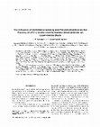 Research paper thumbnail of The influence of endothelial seeding and platelet inhibition on the patency of ePTFE grafts used to replace small arteries--an experimental study