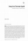 Research paper thumbnail of Thériault, Barbara. « Jewgraf ou l’héroïsme liquidé [« Jewgraf oder der liquidierte Heroismus » / Joseph Roth], Sociologie et sociétés, 2013 [1926], 45(2), p. 337-340.