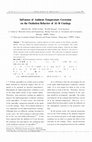 Research paper thumbnail of Influence of Ambient–Temperature Corrosion on the Oxidation Behavior of Al-Si Coatings