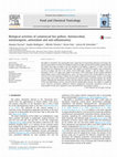 Research paper thumbnail of Biological activities of commercial bee pollens: Antimicrobial, antimutagenic, antioxidant and anti-inflammatory