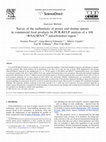 Research paper thumbnail of Survey of the authenticity of prawn and shrimp species in commercial food products by PCR-RFLP analysis of a 16S rRNA/tRNAVal mitochondrial region