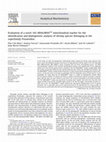 Research paper thumbnail of Evaluation of a novel 16S rRNA/tRNAVal mitochondrial marker for the identification and phylogenetic analysis of shrimp species belonging to the superfamily Penaeoidea