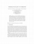 Research paper thumbnail of Adapting processor grain via reconfiguration