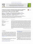 Research paper thumbnail of Comparison of systemic absorption between ofloxacin ophthalmic in situ gels and ofloxacin conventional ophthalmic solutions administration to rabbit eyes by HPLC-MS/MS