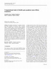 Research paper thumbnail of Computational study of double-gate graphene nano-ribbon transistors