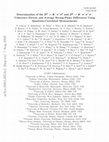 Research paper thumbnail of Determination of the D 0 → K − π + π 0 and D 0 → K − π + π + π − coherence factors and average strong-phase differences using quantum-correlated measurements