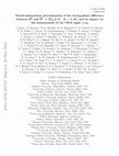 Research paper thumbnail of Model-independent determination of the strong-phase difference between D^{0} and D[over ¯]^{0}→K_{S,L}^{0}h^{+}h^{-} (h=π, K) and its impact on the measurement of the CKM angle γ/ϕ_{3}