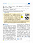 Research paper thumbnail of Structures and Conformations of Alkanedithiols on Gold and Silver Nanoparticles in Water