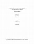 Research paper thumbnail of On the Law and economics of price squeeze in telecommunications markets