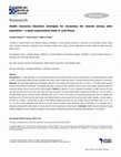 Research paper thumbnail of Health insurance education strategies for increasing the insured among older population - a quasi experimental study in rural Kenya