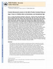 Research paper thumbnail of Cranial Ultrasound Lesions in the NICU Predict Cerebral Palsy at Age 2 Years in Children Born at Extremely Low Gestational Age