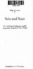 Research paper thumbnail of Sein und Staat. Die ontologische Begründung der politischen Praxis bei Helmut Kuhn. Würzburg: Königshausen & Neumann 2005.