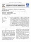 Research paper thumbnail of Preparation and, in vitro, preclinical and clinical studies of aceclofenac spherical agglomerates