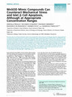 Research paper thumbnail of MnSOD Mimic Compounds Can Counteract Mechanical Stress and Islet b Cell Apoptosis, Although at Appropriate Concentration Ranges