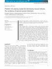 Research paper thumbnail of Platelet-rich plasma inside the sternotomy wound reduces the incidence of sternal wound infections