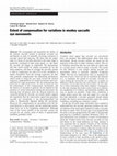 Research paper thumbnail of Extent of compensation for variations in monkey saccadic eye movements