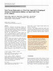 Research paper thumbnail of Oral Viscous Budesonide as a First-Line Approach to Esophageal Stenosis in Epidermolysis Bullosa: an Open-Label Trial in Six Children