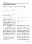 Research paper thumbnail of Flash electroretinography: normative values with surface skin electrodes and no pupil dilation using a standard stimulation protocol