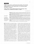 Research paper thumbnail of Allelic association and functional studies of promoter polymorphism in the leukotriene C4 synthase gene (LTC4S) in asthma