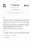 Research paper thumbnail of Can home smoking restrictions influence adolescents' smoking behaviors if their parents and friends smoke