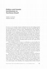 Research paper thumbnail of Politics and Female Sterilization in Northeast Brazil