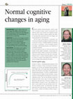 Research paper thumbnail of Normal cognitive changes in ageing