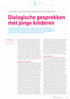 Research paper thumbnail of Dialogische gesprekken met jonge kinderen. Interview met Courtney Cazden en Sarah Michaels