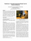 Research paper thumbnail of TeleAdvisor: a versatile augmented reality tool for remote assistance