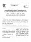 Research paper thumbnail of Modelling of anisotropic work-hardening behaviour of metallic materials subjected to strain-path changes