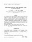 Research paper thumbnail of Improvement of a frictional contact algorithm for strongly curved contact problems