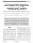 Research paper thumbnail of The induction of Ethylene response factor 3 (ERF3) in potato as a result of co-inoculation with Pseudomonas sp. R41805 and Rhizophagus irregularis MUCL 41833 – a possible role in plant defense