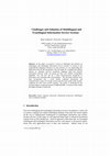 Research paper thumbnail of Challenges and Solutions of Multilingual and Translingual Information Service Systems