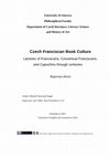 Research paper thumbnail of Czech Franciscan Book Culture : Libraries of Conventuals, Franciscans and Capuchins through centuries