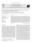 Research paper thumbnail of Effect of essential oils on properties of film forming emulsions and films based on hydroxypropylmethylcellulose and chitosan