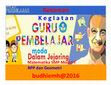 Research paper thumbnail of Rekaman Kegiatan GP Daring 2016 Matematika SMP Modul F