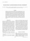 Research paper thumbnail of Increased resistance to mycobacterial infection in the absence of interleukin-10