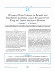 Research paper thumbnail of Opponent Brain Systems for Reward and Punishment Learning: Causal Evidence From Drug and Lesion Studies in Humans