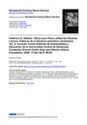 Research paper thumbnail of Federico G. Vollmer: Obras para Piano, edited by Eduardo  Lecuna, Clásicos de la literatura pianística venezolana,  Vol. 9. Caracas: Fondo Editorial de Humanidades y  Educación de la Universidad Central de Venezuela,  Fundación Vicente Emilio Sojo and Alberto Vollmer  Foundation, 2008.