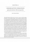 Research paper thumbnail of « Legislative Politics: Going International, While Staying Native », in Robert Elgie, Emiliano Grossman, Amy Mazur (dir.), The Oxford Handbook of French Politics, Oxford University Press, 2016, p. 198-215.