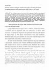 Research paper thumbnail of I gruppi parlamentari nell'organizzazione della Camera e del Senato