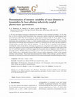 Research paper thumbnail of Determination of intra-test variability of trace elements in foraminifera by laser ablation ICP-MS