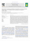 Research paper thumbnail of Determination of selenium and tellurium concentrations in Pyrenean peridotites (Ariege, France): New insight into S/Se/Te systematics of the upper in mantle samples