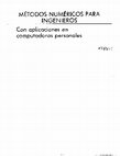 Research paper thumbnail of MÉTODOS NUMÉRICOS PARA INGENIEROS