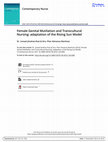 Research paper thumbnail of Female Genital Mutilation and Transcultural Nursing: adaptation of the Rising Sun Model