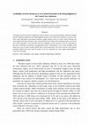 Research paper thumbnail of Availability of Water Resources in Two Small Watersheds in the Dieng Highland of the Central Java, Indonesia